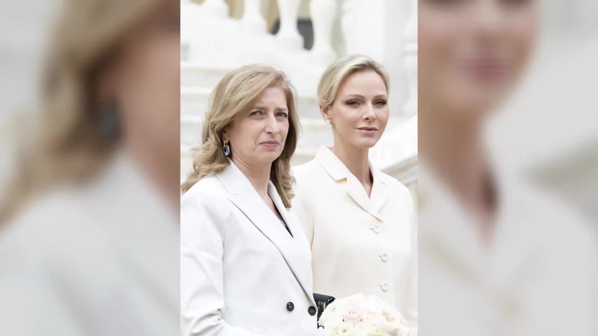 il confronto tra i look alla cerimonia di benvenuto per la prima visita di stato di un presidente della repubblica italiana nel principato